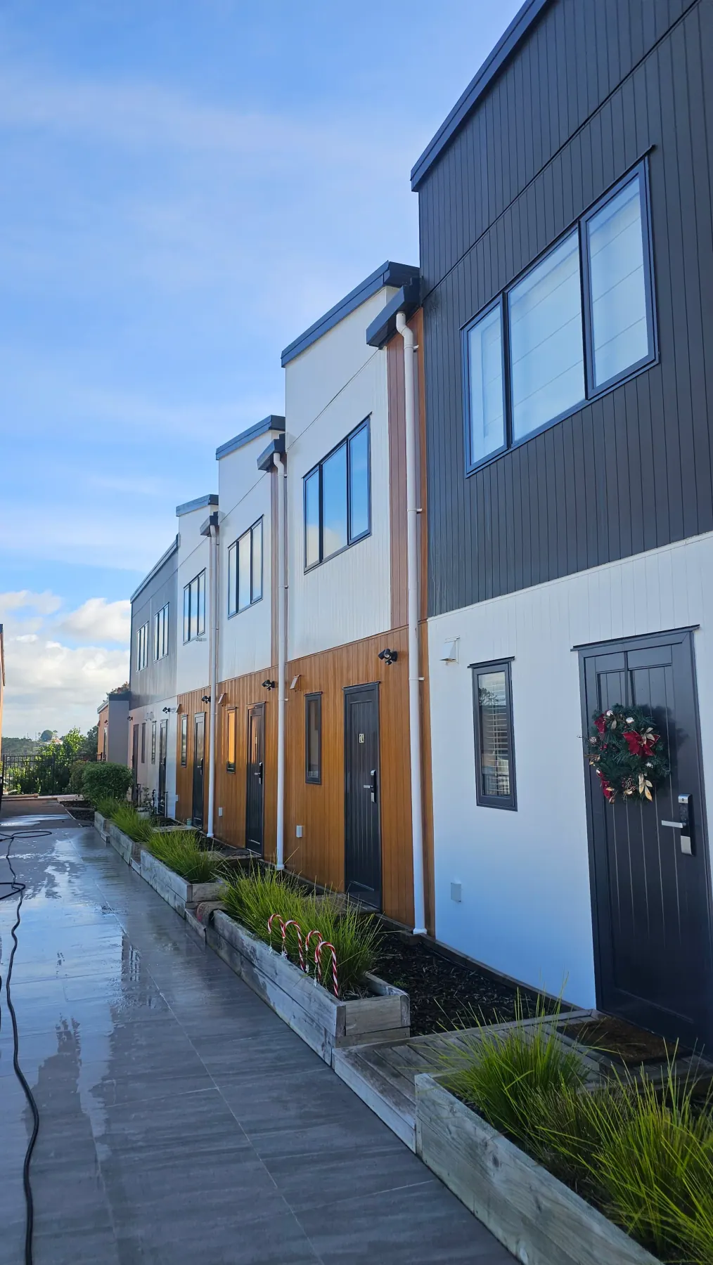 Well-maintained residential property exterior